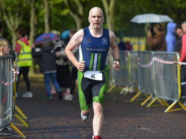Thomas Bradley, North West Triathlon Club. Photo: George Sweeney