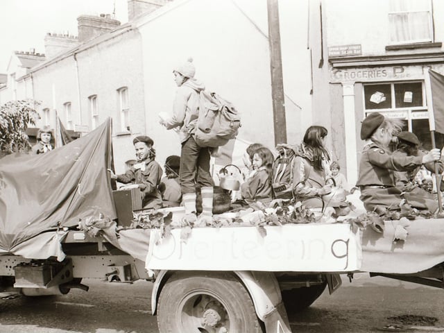 A float taking part in the Buncrana Youth Week parade.