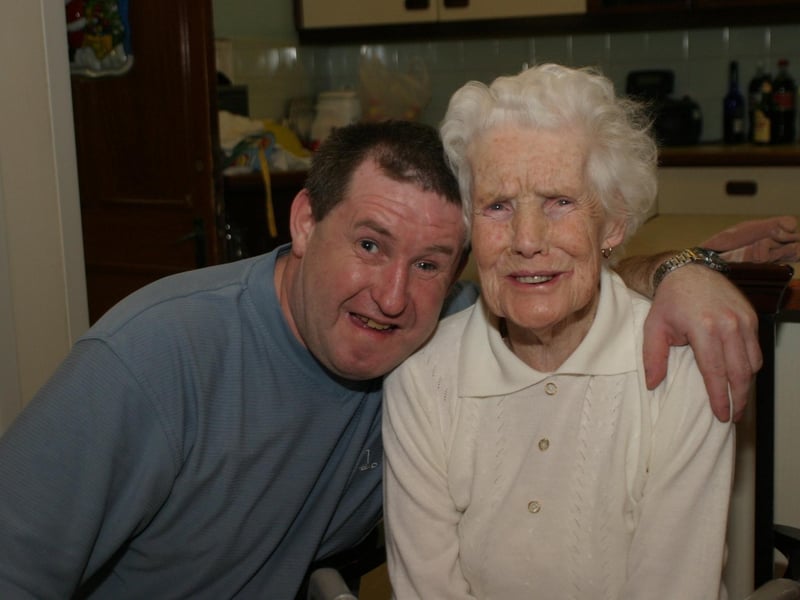 Christmas parties in Derry in December 2003.