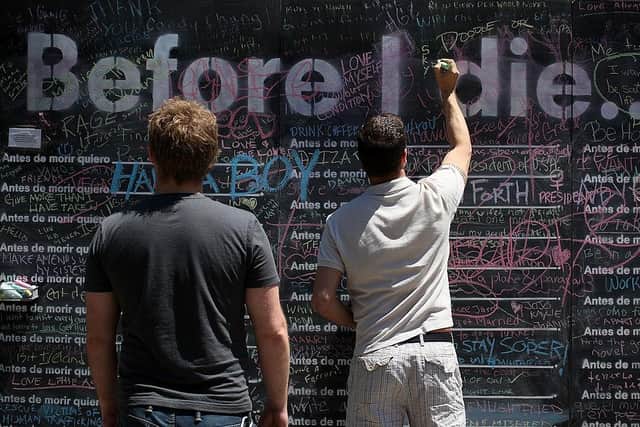 "Before I Die"(Photo by Alex Wong/Getty Images)
