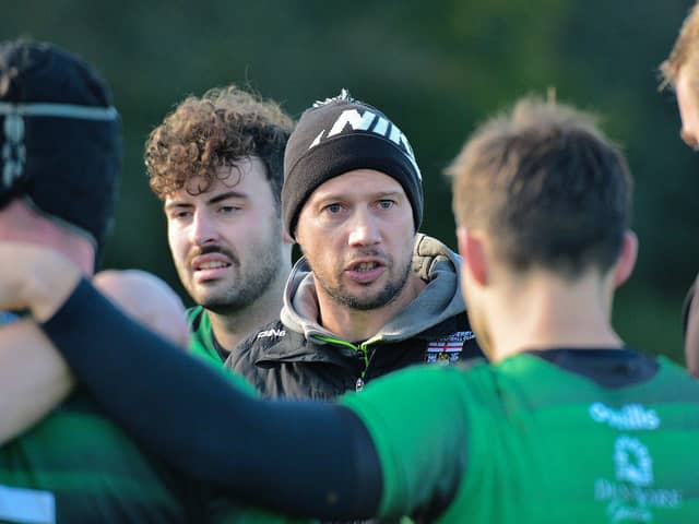 City of Derry Head coach Richard McCarter. Photo: George Sweeney.  DER2239GS – 097