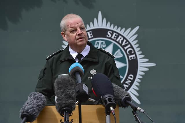 PSNI Chief Constable Simon Byrne