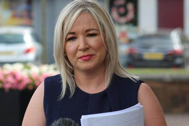 Sinn Féin vice-president Michelle O'Neill.