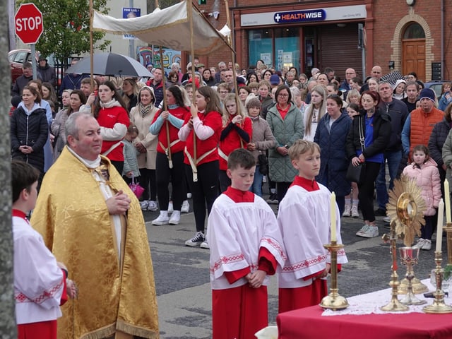 Corpus Christi Procession in Buncrana.