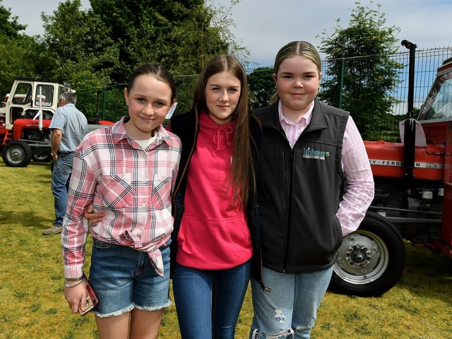 Jessica and Jenna, from Muff and Grace, from Moville, pictured at the Muff Vintage Show, held in the Community Park on Sunday. Photo: George Sweeney.