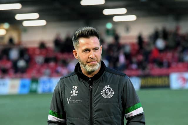 Stephen Bradley, manager of Shamrock Rovers. Photograph: George Sweeney