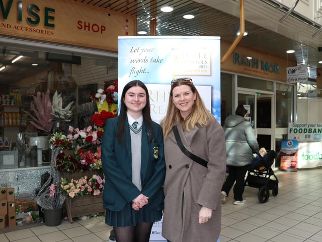 3rd place post-16 Eve Deeney from Thornhill with proud mum.