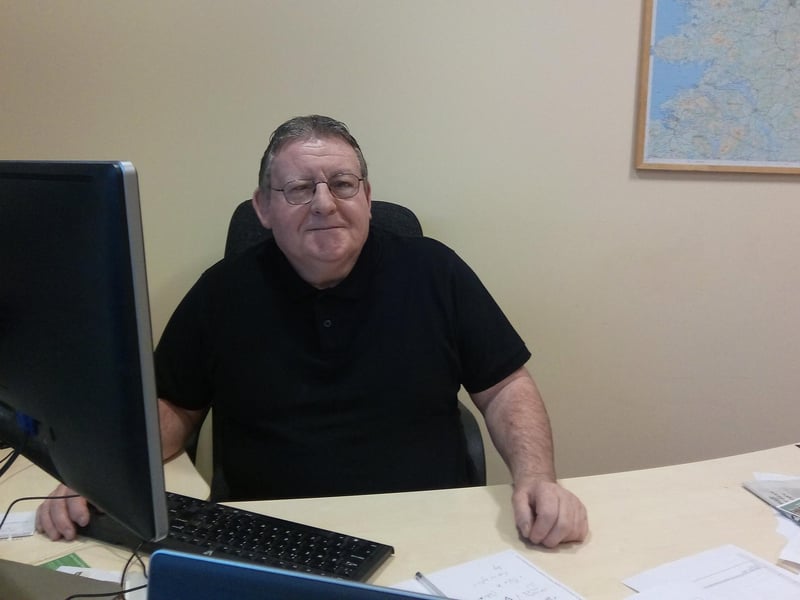 Tony Hassan in the 'Journal' office in 2018.