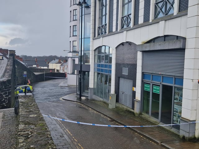 Magazine Street was closed on Monday due to a report of an insecure building.