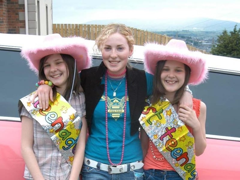 Twins Megan and Naomi celebrating their birthdays