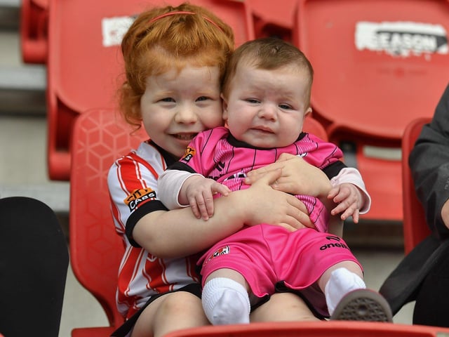 Young fans at the Derry City open training session on Monday morning in  Brandywell Stadium. The event was organised at part of the Gasyard Feile.  Photo: George Sweeney / Derry Journal