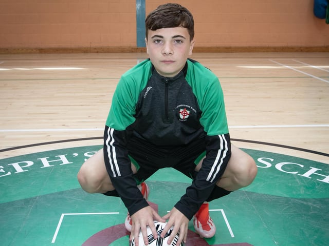 Caoimhin Hassan (Midfielder) Club = Tristar : a very confident footballer who will receive the ball in tight areas. Always puts a shift in for his team and has an eye for goal.