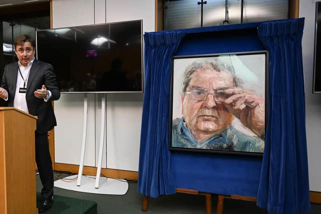 House of Commons unveils official portrait of Nobel Prize winner John Hume, Credit: ©UK Parliament/Jessica Taylor