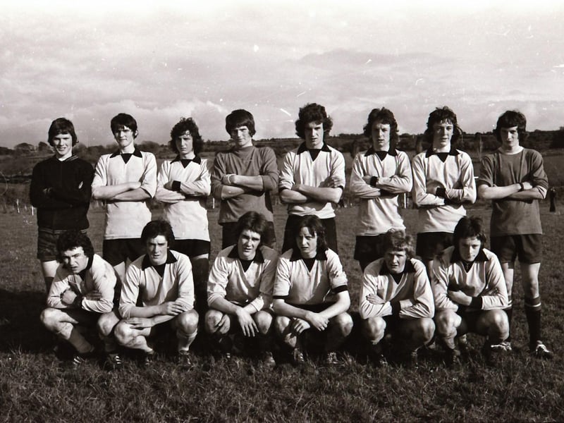 Footballers back in 1975.