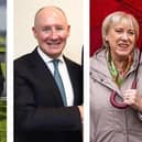 From left, Catherine Connolly, Jim Gavin and Heather Humphreys.