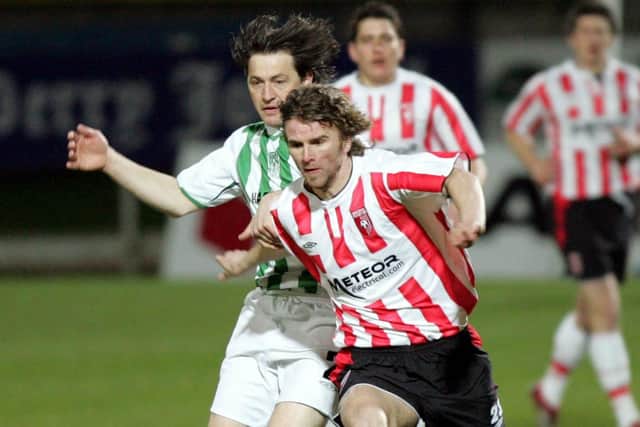 Paddy McCourt playing for Derry City in 2007.
Mandatory Credit ©INPHO/Margaret McLaughlin