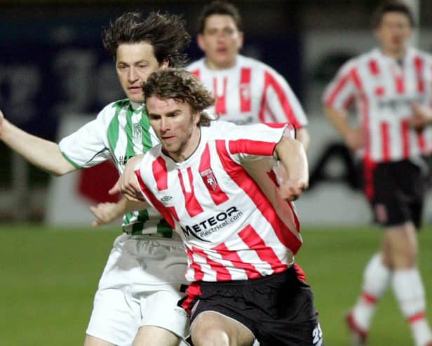 Paddy McCourt playing for Derry City in 2007.
Mandatory Credit ©INPHO/Margaret McLaughlin