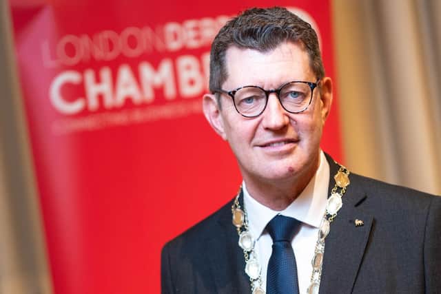 Greg McCann, President of Derry's Chamber of Commerce