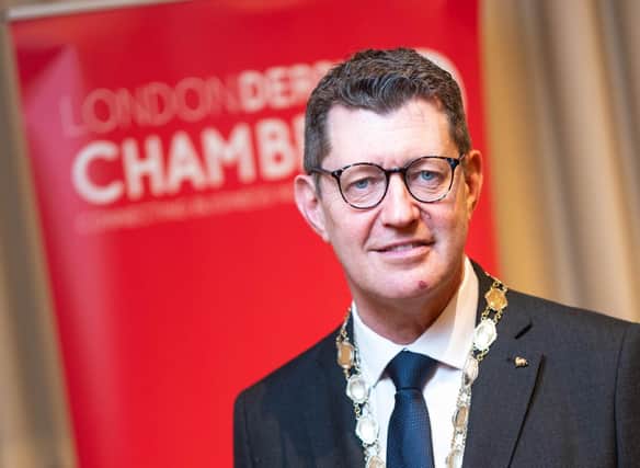 Greg McCann, President of Derry's Chamber of Commerce