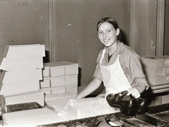 Pictured are staff at the BSC Shoe Factory in Derry back in 1974.