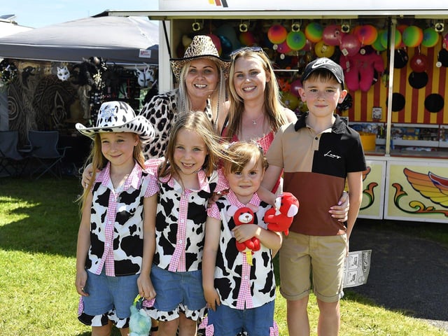 The Norris family from Derry were at the Kids Fest held at the Shore Front, in association with the Buncrana Music Festival. Photo: George Sweeney