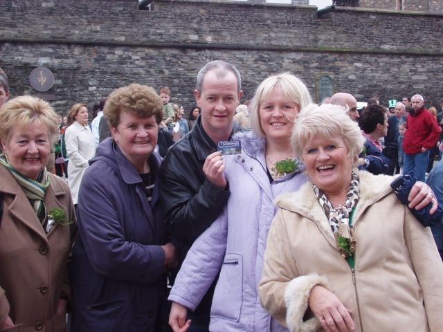 OLYMPUS DIGITAL CAMERA : Pictured are people enjoying the St Patrick's Day celebrations in Derry 20 years ago on March 17, 2005.