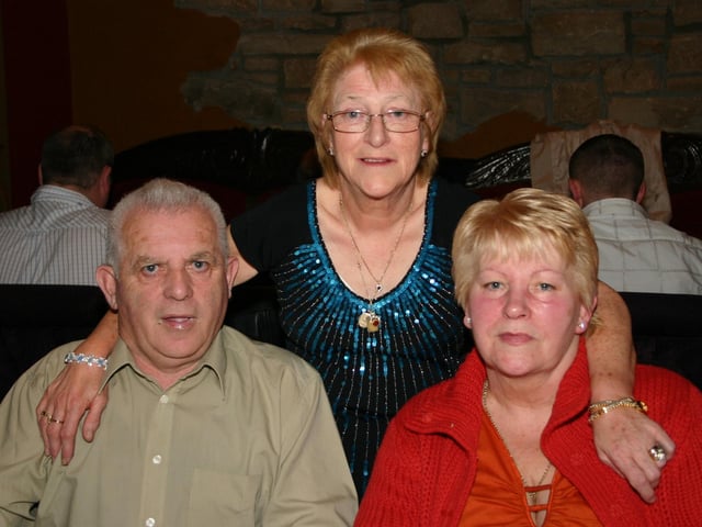 Bridie Coyle out with friends and family.