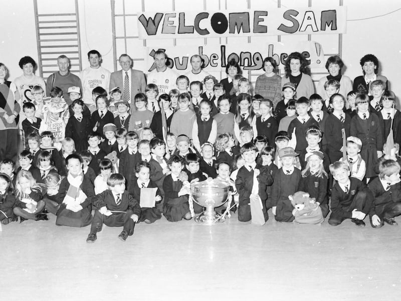 Sam Maguire Cup at Hollybush.
