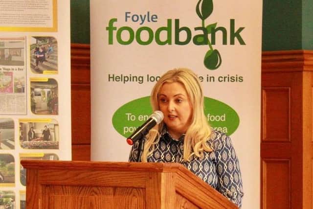 Karen Mullan of Foyle Foodbank.