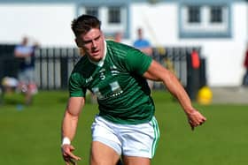 CRUCIAL PENALTY: Newbridge's Conor Doherty.  Photo: George Sweeney.  DER2236GS –