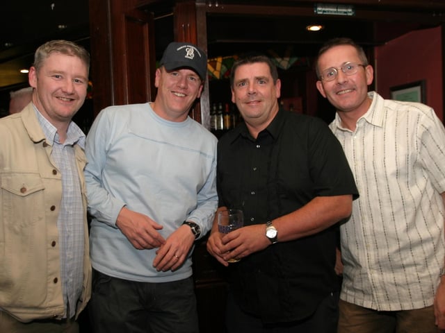 Out for a few drinks for Niall Gill.
