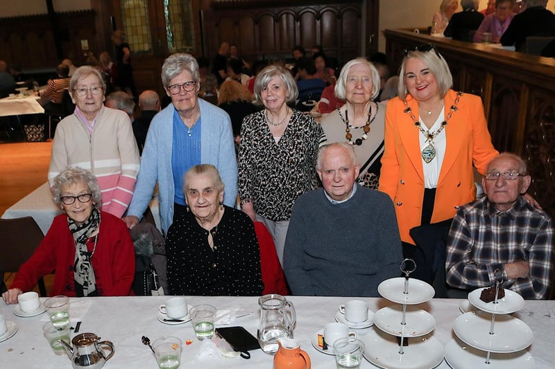 Group pictured with Mayor Sandra Duffy at the Tea Dance held in the Guildhall. (Photo - Tom Heaney, nwpresspics)