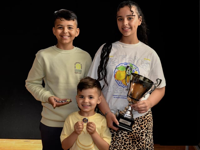Darragh, Myles and Liahah Keogh were winners at Feis Dhoire Cholmcille. Photo: George Sweeney