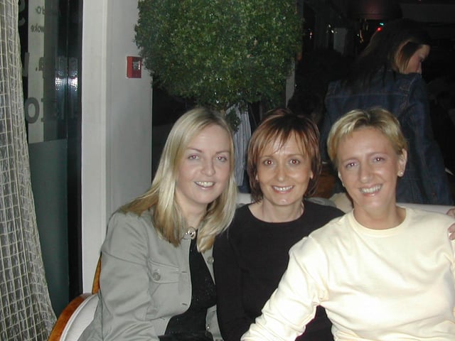 A night out in Derry in January 2004.