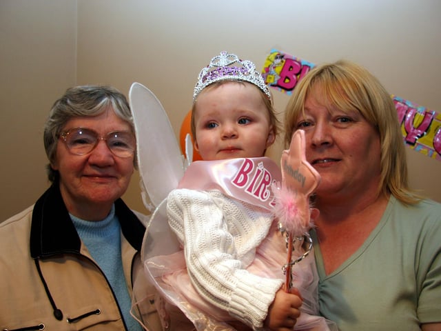 birthday girl Beth enjoys her birthday party with great-granny and granny0026JML : Parties and nights out in Derry and Donegal in February 2006.