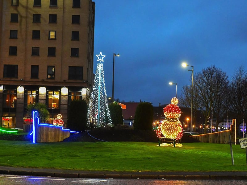 Christmas lights in Derry. Photo:George Sweeney