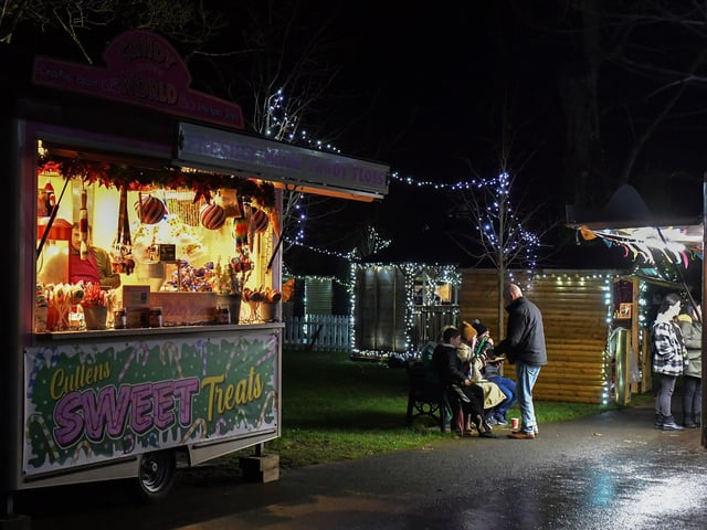 The Buncrana Christmas Market in Swan Park opened on Friday and will be open daily from 12 noon to 9pm until Sunday, 8th December.  Photo: George Sweeney