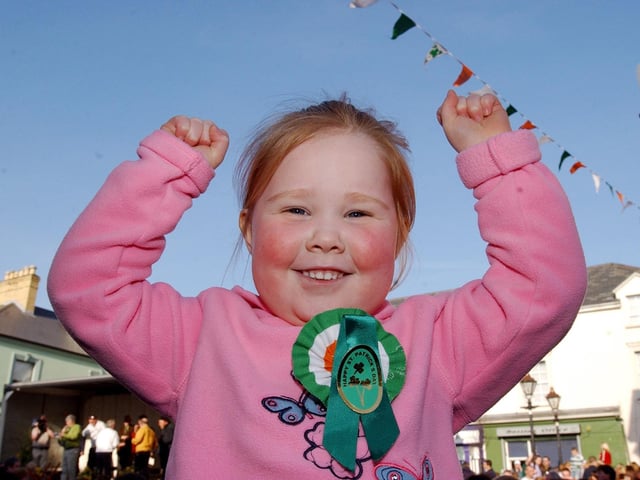 Buncrana St Patrick's Day in 2003:.