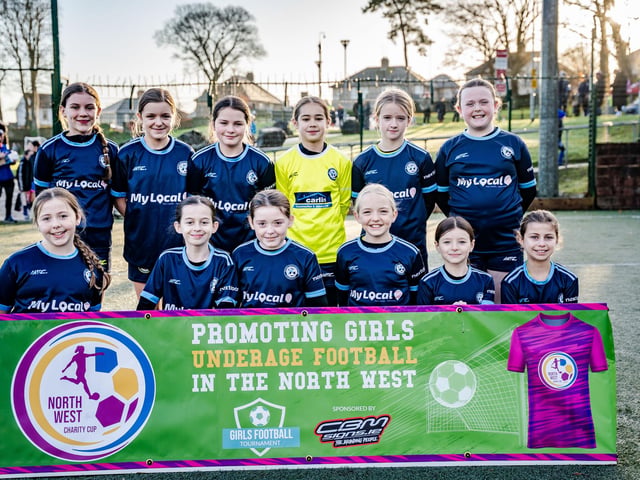 The Sion Swifts FC team which competed at the inaugural North West U12 Charity Cup at Ulster University's Duncreggan Road pitches. (Photo: Rodi Jeerasoo)
