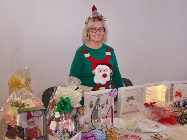 One of the stallholders at the event.