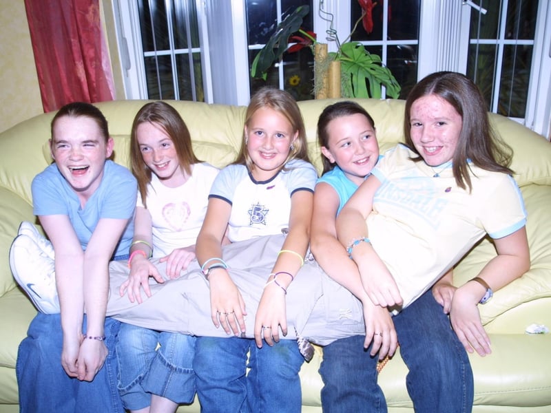 Derry people partying in September 2003