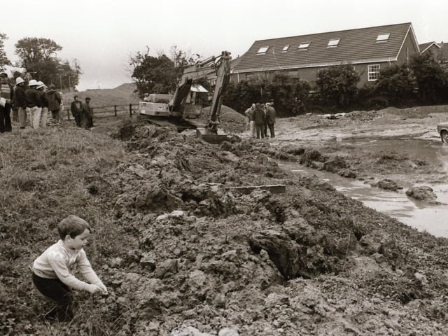 Flooding at Springvale, Coshquin and Ederowen back in 1985.