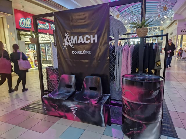 Local Fashion brand Amach has recently opened their first pop-up shop on level four of Foyleside, selling ethically made garments until Christmas Eve.