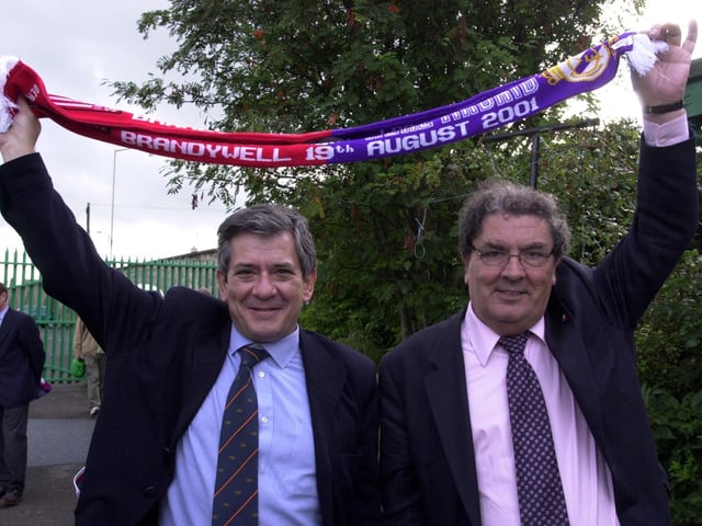 John Hume before the Derry City versus Real Madrid friendly.