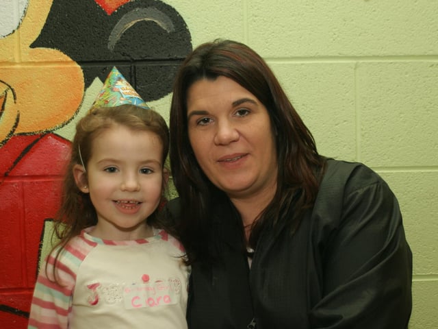 Young Ciara McLaughlin's birthday party back in 2005.