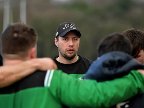 City of Derry head coach Richard McCarter. Photo: George Sweeney