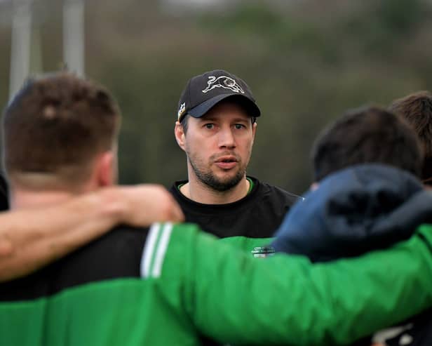 City of Derry head coach Richard McCarter. Photo: George Sweeney