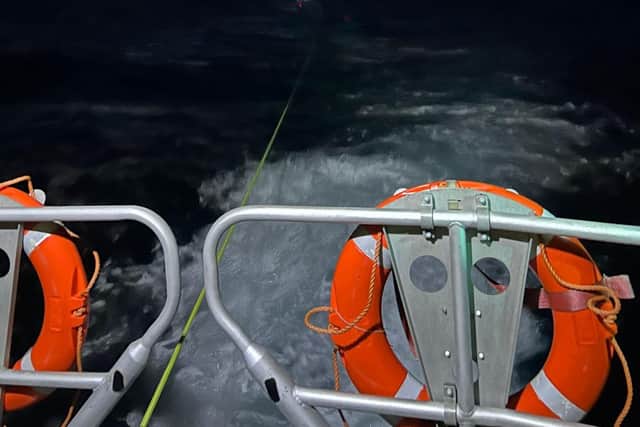 Challenging 12 hours service for volunteers at Lough Swilly RNLI. Picture: Adrian Cutliffe