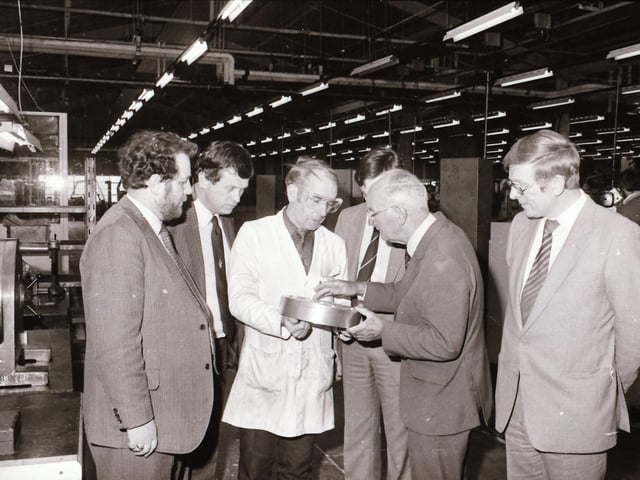 Group pictured in April 1985.