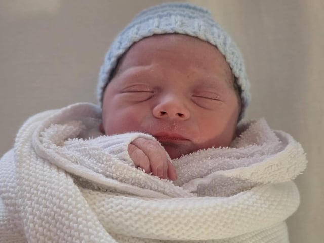 Baby boy of Selina and Patrick from Limavady born at Altnagelvin Hospital on January 1.